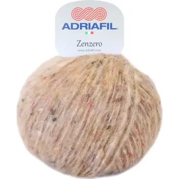 Příze Adriafil Zenzero 82 Béžová (Tweedová příze Zenzero Beige)