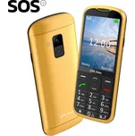 Telefon CPA Halo 28 Senior zlatý s nabíjecím stojánkem