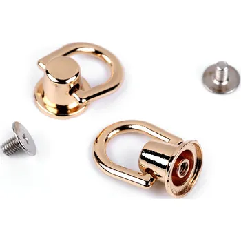 Nýt Nýt šroubovací Ø12 mm s očkem Varianta: 2 růžové zlato, Balení: 2 sada