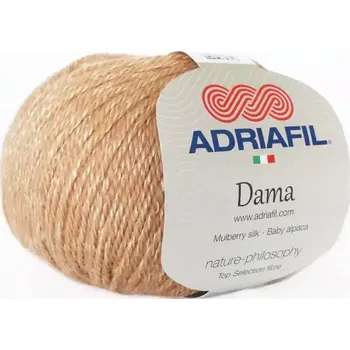 Příze Adriafil Dama 53 Medová (Přírodní příze Dama Miele)