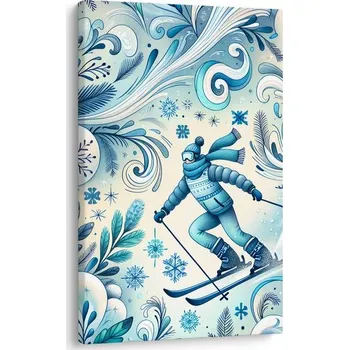 Obraz Dovido Obraz radost z lyžování