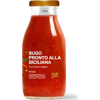 Omáčka Cherry sicilská rajčatová omáčka Siciliana BIO - VEGAN - Convivia 250g