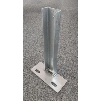 Plotový sloupek Patka pro sloupky GABION ohýbané | pozinkovaná | ZN