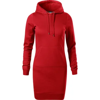 Dámská mikina Dámská prodloužená mikina ALTISPORT NoPrint NP/ALW914 ČERVENÁ XL