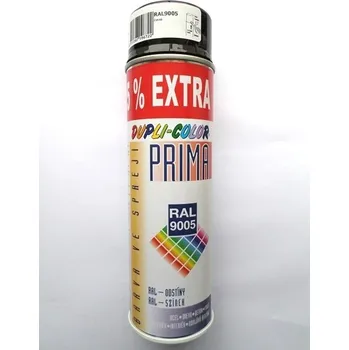 Barva ve spreji Univerzální korekční sprej PRIMA | RAL 9005 černá - lesklá | 400 ml