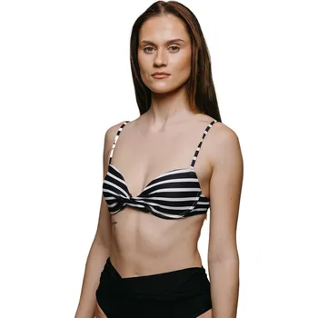 Dámské plavky Dámské plavky vrchní díl AUTHORITY-Bora Top stripes Bílá XXL