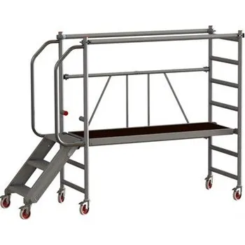 Lešení Skládací lešení se schody JUMBO 178 x 74 cm | 1.00 / 3.00 m