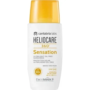 Přípravek na opalování Heliocare Fluidní krém na opalování 360° Sensation SPF 50+ (Ultralight Oil Free Sunscreen) 50 ml + 2 měsíce na vrácení zboží