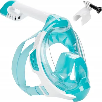Potápěčská maska Aquastic Kai dětská celoobličejová maska tyrkysová XS
