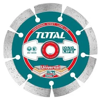 Řezný kotouč Diamantový řezný kotouč Total 125x22,2 mm, segmentový, suché i mokré řezání (TAC2111253)