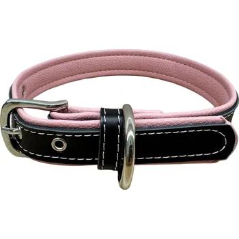 Obojek pro psa Petify Kožený obojek pro psa Loyal růžový Velikost: XXS