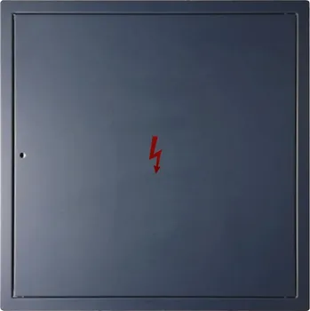 Revizní dvířka Revizní dvířka na elektroměr 400x400 antracit, na kličku