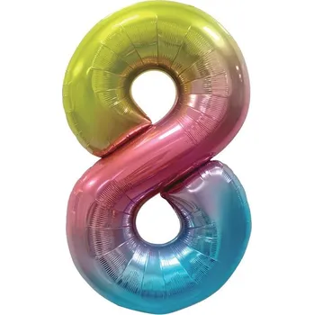 Dárková taška Narozeninový balónek, barevný 40" (100 cm) číslo 8