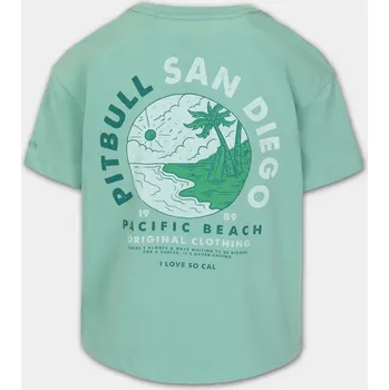 PitBull West Coast Dámské triko PLANET SURF - mintové - PWC_DTPLANETSRF_MNT Velikosti: M