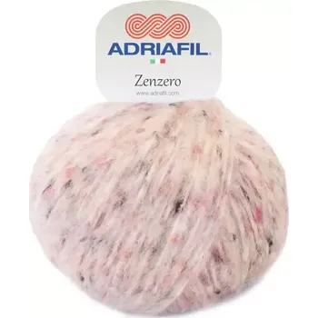 Příze Adriafil Zenzero 80 Pudrová (Tweedová příze Zenzero Cipria)
