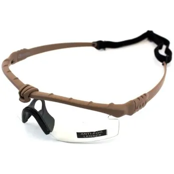 Airsoft Ochranné brýle NP Battle Pro's, čirá skla - Tan