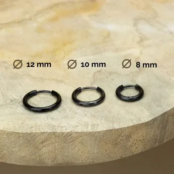 Náušnice Náušnice Kruh Barva: Zlatá, Velikost: 10 mm