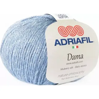 Příze Adriafil Dama 56 Denim (Přírodní příze Dama Azzurro)