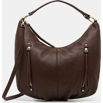 Kabelka Kožená kabelka Answear.LAB 0417a hnědá 88X, vel. ONE SIZE