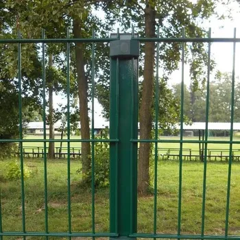 Plotový sloupek Plotový sloupek BRAVO poplastovaný 2400 mm bez předvrtaných otvorů | čtvercový profil 60 × 60 mm | zelená RAL 6005