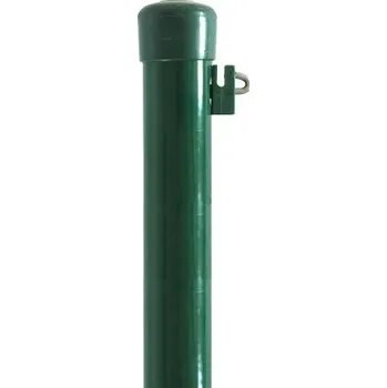 Plotový sloupek Plotový sloupek PRIMA poplastovaný 2000 mm | kruhový profil Ø 38 mm | zelená RAL 6005