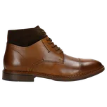 Hnědé Pánské Polobotky Z Hladké Kůže A Vložkami Z Nubuku Wojas 2410373 42