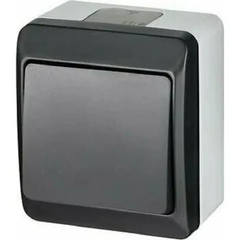 vypínač Přepínač střídavý řazení 6 Famatel Galatea antracit