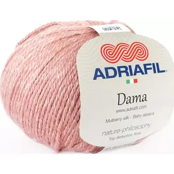 Příze Adriafil Dama 51 Pudrová (Přírodní příze Dama Rosa antico)