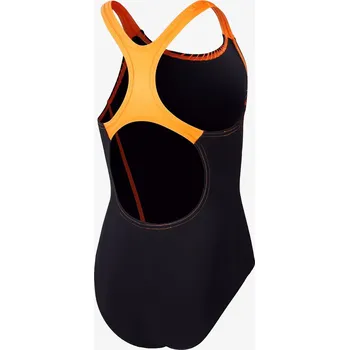 Chlapecké plavky SPEEDO MEDLEY LOGO MDLT JF BLACK/ORANGE 9-10 866396