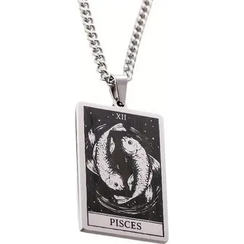 Řetízek Řetízek znamení - ryby - ocel (4)