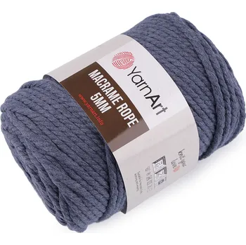 Příze Pletací příze Macrame Rope Ø5 mm 500 g rozčesávací