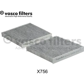 Ventilátor topení a klimatizace Filtr, vzduch v interiéru VASCO X756