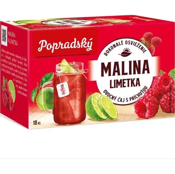 Čaj Balírny obchodu a.s. Poprad Ovocný čaj - Popradský Malina, limetka