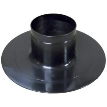 Kouřovod Almeva střešní průchodka, 60/100-80/125mm, rovná, PPH, černá