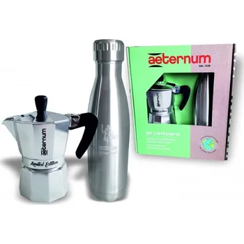 Kávovar Aeternum Sada Ecofriendly Italský kávovar 3 Porce + Termoláhev 500ml