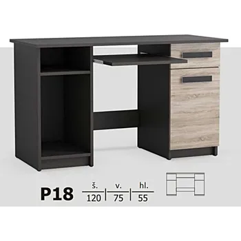 Psací stůl Promax Psací stůl Petr P18/120