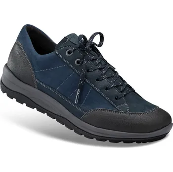 Pánská zdravotní obuv Pánská turistická obuv, nubuková useň, modrá: 41