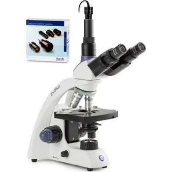Mikroskop Trinokulární mikroskop s kamerou Model DSM BB.4253-CZ 1,3 Mpix - LED (ACU) - EUROMEX Holland - 4.00.56
