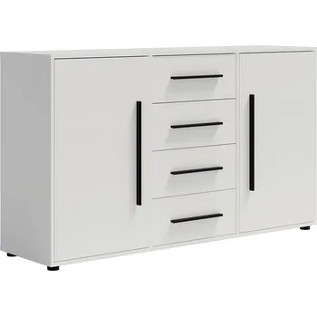 Komoda MAXIONE b | komoda K2D4SZ MX-02 | 150 cm | bílá mat