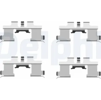 Přislušenství brzdového systému Sada příslušenství, obložení kotoučové brzdy DELPHI LX0444