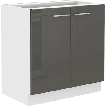 Kuchyňská skříňka Stolarz Lempert Dolní kuchyňská skřínka Lara 80 D 2F BB Zvolte barevné provedení: Grey lesk