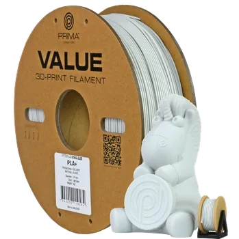 Filament PrimaValue PLA+ Light Grey 3 kg