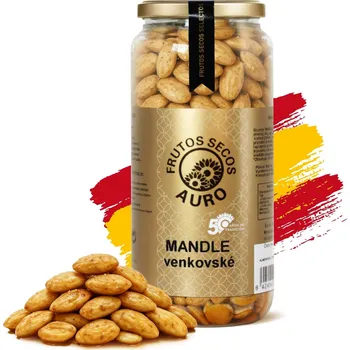 Auro Frutos Secos Mandle venkovské (440g) – Pražené mandle s cibulkou, rajčaty a česnekem