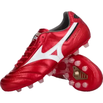 Kopačky Pánské lisovky Mizuno Morelia Neo IV Beta 40th Elite FG červené