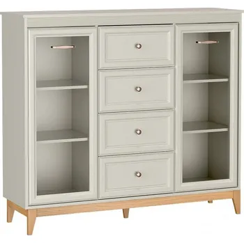 Komoda Vitrína 2D4S JASPER kašmír