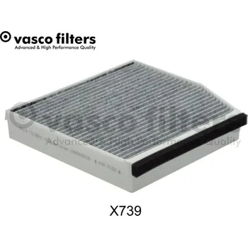 Ventilátor topení a klimatizace Kabinový filtr VASCO X739