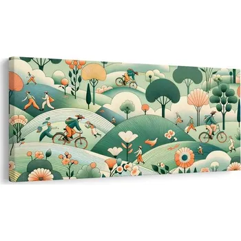 Obraz Dovido Obraz procházka a jízda krajinou