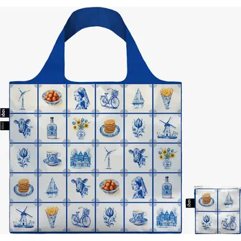 Nákupní taška Skládací nákupní taška LOQI DELFT Heritage