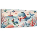 Dovido Obraz velryba a želva v oceánu