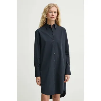 Dámské šaty Bavlněné šaty Marc O'Polo tmavomodrá barva, mini, 502101221047 59X, vel. 36